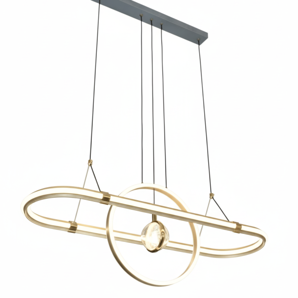 LED Saturn Orbit Linear Pendant