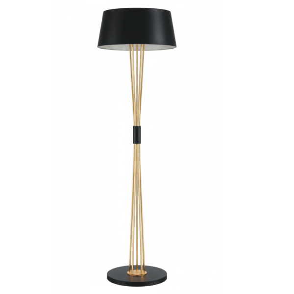 Gold Multi-Rod Floor Lamp